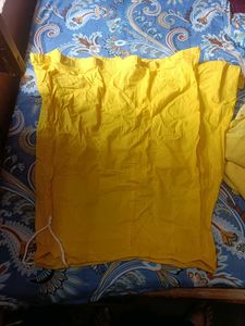Yellow Embroidered Saree