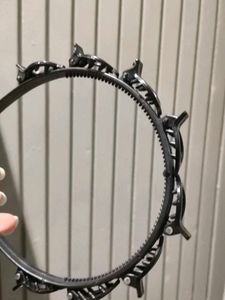 Black Braided Hair Hoop