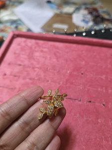 Petals Gold Adjustable Ring