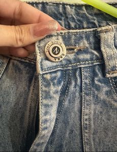 Light Wash Cargo Jeans