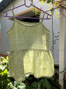 Cute Green Chickenkari Cami Top
