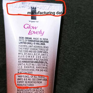 GLOW &amp; LOVELY. BB vitamin Cream
