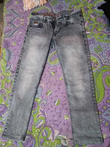 Gray Denim Jeans
