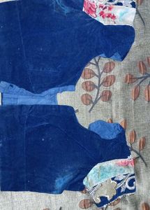 Blue Velvet Blouse