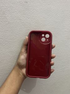 Leather Case iPhone 13 Polka Dots Marron