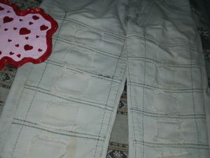 Distressed High-Waisted Light Wash Jeans