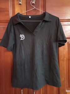 Classic Black Polo Top