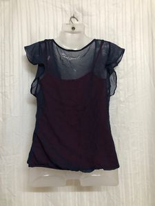 Desigual Blue Short Sleeve Top