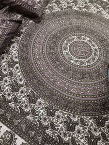 Beautiful Printed Double bedsheet & 2 pillow co