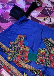 Blue Saree