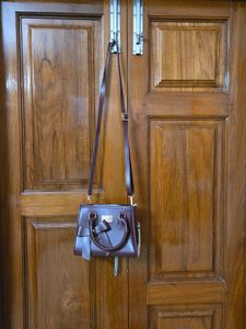 Stylish Burgundy Satchel Bag