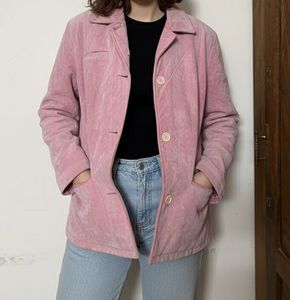 Pink Suede Jacket