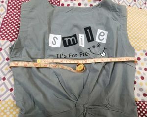 Grey Jacket And Crop Top