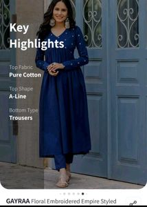 ❗️❗️ diwali sale ❗️❗️Elegant Blue Embroidere