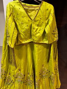 Papa Don’t  peach inspired fancy Lehenga