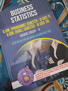 Business Statistics Textbook