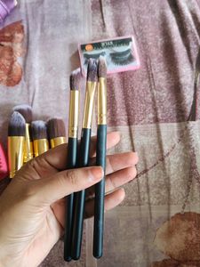 Makeup Brushes And Brush Cleaner