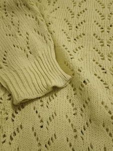 Yellow Knit Sweater