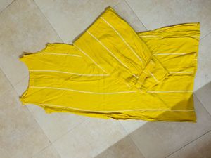 Yellow Striped Dress
