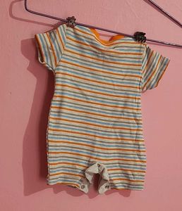 Striped Baby Romper