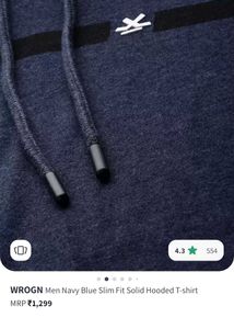 Hooded T Shirt From WROGN