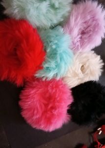 Fur Scrunchies