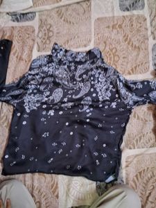 Paisley Print Button-Down Shirt