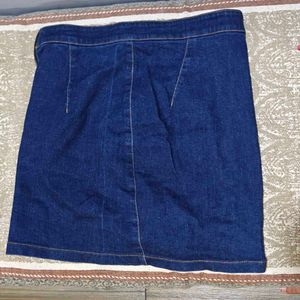Denim Mini Skirt