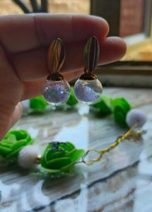Two Amazing Earrings+ring+Head Crown