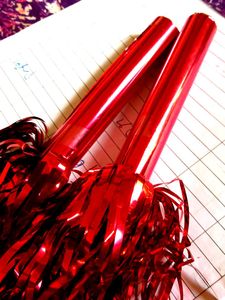 Metallic Foil Tassel Gurlands Or Foi Poms