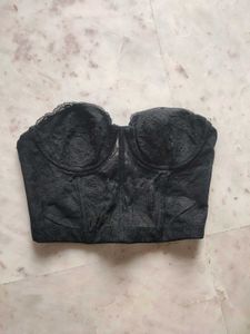 Goth/ Punk Black Corset Top