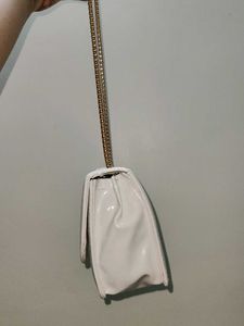 White Quilted Chain Bag