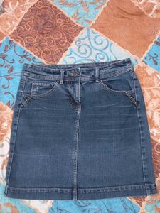 Denim Mini Skirt