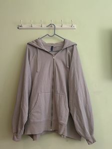 H&M Oversized Zip Through Hoodie