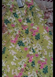 Floral Sleeveless Midi Dress (V Neck)