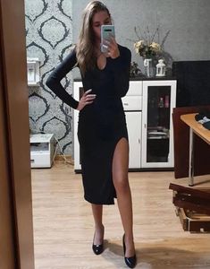 Urbanic Split Bodycon Dress