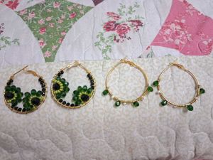 Handmade hoop earring