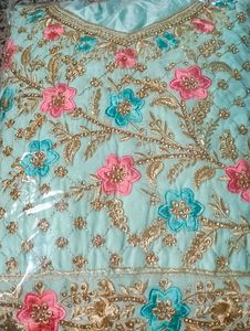 Nyra Cut Stone Work Full Set With Dupatta &amp; Plazo