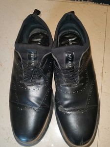 Black Synthetic leather Neemans Formal shoes