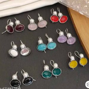 Assorted Earrings Set Of 3 For Rs100