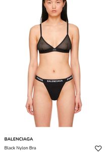 Orginal Balenciaga Black Nylon Bra