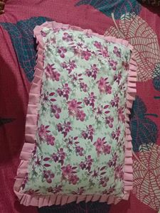 PINK FLOWER PILLOW COVER CASE 1 PIECE ONLY