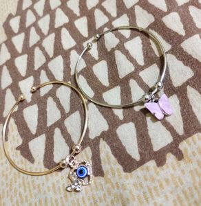 Adjustable Charm Bangles (Set of 2)