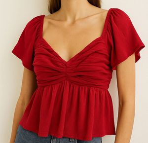 Red Hollister Top