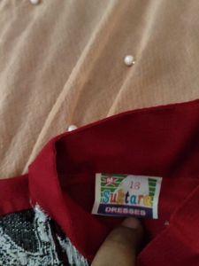 Boys Red Floral Shirt