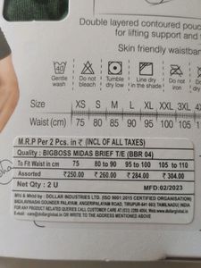 Dollar Big Boss Brief 2 Piece