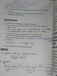 Handwritten chemistry notes (allen)