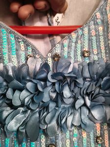 Girls' Elegant Ethnic Gown