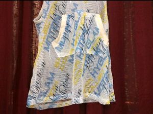 EXR white Net Mini Dress