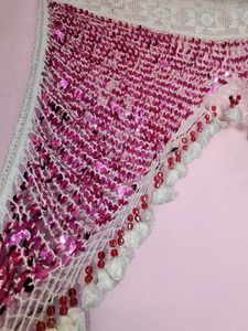 Pink Sequin Curtain 3ft